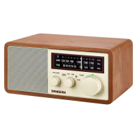 【SANGEAN 山進】藍芽二波段復古式收音機(WR16)