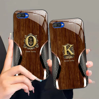 Sesuai untuk【OPPO A1K】kasus telepon,Surat beruntung, casing ponsel kelas atas baru,Bahan Kaca, terja