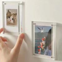 Bingkai Foto Magnetik, 1 Set, Untuk Kamera Filem Fujifilm Instax Mini 11 8 9 25 50 7, Aksesori, Magn