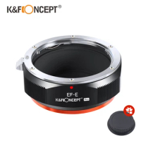 K&amp;F Concept EF-E PRO for Canon EOS EF mount lens to Sony NEX 6 5R 5T A5000 A5100 A6300 A6400 A6500 A7II A7R A73 A9 Lens Adapter
