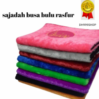 SAJADAH TEBAL BULU RASFUR + BUSA EMPUK