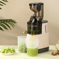 Houselin Slow Cold Press Juicer Machines Vegetable and Fruit, 500W Slow Masticating Juicer Machines with 7-inch Large Feed Chute
