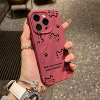 Case for IPhone 11 12 13 14 15 16 17 PRO MAX 16E 17 AIR X XR XS MAX SE 2020 7 8 14 15 16 Simple Cat