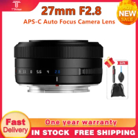 TTArtisan 27mm F2.8 APS-C Auto Focus Mirrorless Camera Lens for Sony A5000 A7 III Fuji XA7 XT30 Nikon Z50 Z5