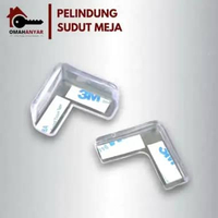 Silicone Pelindung Sudut Meja bentuk L Karet pelindung sudut meja 3M