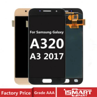 AMOLED A320 LCD For Samsung Galaxy A3 2017 Display Touch Screen Digitizer Assembly A320F A320Y A320M