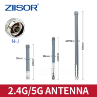Outdoor 2.4GHz 5.8GHz Long Range Wifi Antenna Dual Band N Male SMA Glass Fiber 5G Antennas Wifi Extender for Hotspot 2.4 GHz