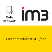 Paket Mobile Data Indosat - Freedom Internet 5GB/5hr
