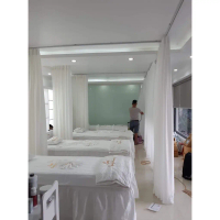 rèm voan treo spa rộng 4m cao 2m7