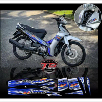 Tem Sirius R Mẫu Zin Đen Bạc-Trắng - chất liệu Decal 3 lớp