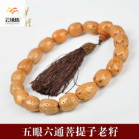 五眼六通菩提子原籽手持汽掛提珠老籽新籽天然菩提子文玩佛珠