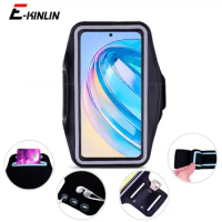 Outdoor Arm Band Cover Case For Huawei Honor X9 X9a X9b X8 X8a X8b X7 X7a X7b X6 X6a X6s X5 Plus Sport Running Gym Phone Pouch