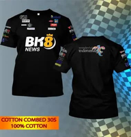 Kaos Baju Distro MotoGP Sponsor OLI, aspira, wonderful indonesia, bold riders Bahan cotton Combed 30