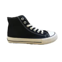 Sepatu Sekolah Unisex Weidenmann Timeless Hi Black White 43