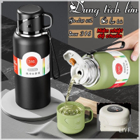 COD Bình giữ nhiệt thể thao inox 316, dung tích 600-1500ml nắp làm cốc uống nước,lưới lọc trà-BTC05