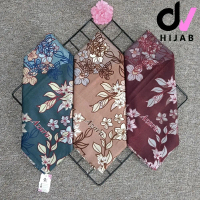 3Pcs Hijab azara Oskara denay/ hijab segiempat motif/ hijab motif 110×110 Voal