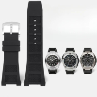 For IWC Silicone Concave Interface Men with Tool Watchband Engineer Iw323602 Iw376501 Iw322503 30x16mm Rubber Watch Strap