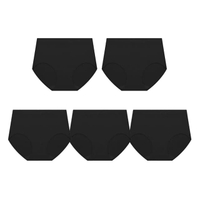 [Set 5 ชิ้น] ซาบีน่า กางเกงชั้นใน (Seamless) ( ถอถุง ทรงHalf )Free size รุ่น Panty Zone รหัส SUXZ666