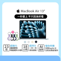 【Apple】防丟定位器★MacBook Air 13.6吋 M4 晶片 10核心CPU 8核心GPU 16G 256G SSD