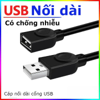 Dây Cáp nối dài USB đầu đực sang đầu cái dài 1.5 mét màu đen có chống nhiễu - Dây Nối Dài Cổng Usb C