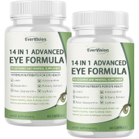14Combination1Advanced Eye Protection Formula，2Pack eye vitamins and minerals，Contains Lutein、Zinc、X