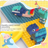 [FAST DELIVERY]Building Block Table For Kids Multifunctional Building Block Learning Kids Table Meja