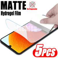 5PCS Matte Soft Film For Samsung Galaxy A73 A53 A13 A32 4G/5G A03S A02S Safety Gel Frosted Screen Protector Not Glass A 73 53 13