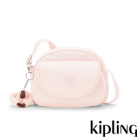 『貝殼包』Kipling 優雅輕柔粉翻蓋側背小包-STELMA
