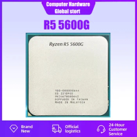 Ryzen 5 5600G R5 5600G 3.9GHz Six-Core Twelve-Thread 65W CPU Processor L3=16M 100-000000252 Socket AM4 NEW NO cooler