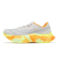 Saucony 競速跑鞋 Endorphin Pro 4 女鞋 灰銀 橘 輕量 碳板 回彈 路跑 運動鞋 索康尼 S1093930