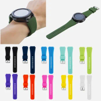 Color Silicone Watchband for Samsung Galaxy/Gear S3 46mm Sport Bracelet Replacement Strap For Xiaomi Huami Amazfit Pace 22mm