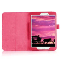 Flip PU Leather Case For Galaxy tab S2 8'' / Lichi Pattern Stand Case Cover for Samsung Galaxy Tab S2 T710/T715