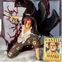 One Piece 32cm Figure Chronicle Master Stars Plece Squatting The Shanks Style Pvc Action Figurine Anime Collection Model Toys