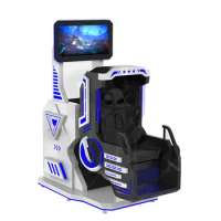 9D VR 360 Degree Rotation Gaming Simulator Dynamic Machine Vr Play Station Virtual Reality Simulator 9D Vr Chair Game Center