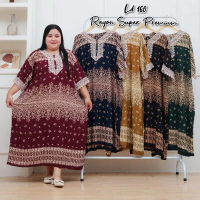 Daster Arab Jumbo LD 160 Rayon Super Premium - Busui Rayon Dress Panjang - Belah Samping