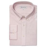 【MURANO】Nailhead適感長袖襯衫(台灣製、現貨、透氣、粉色)