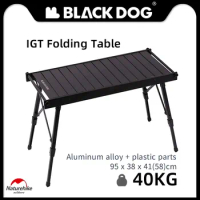 Naturehike BLACKDOG IGT Camping Folding Table Outdoor Ultralight Aluminium Alloy Table Nature Hike Picnic Portable Multifunctio