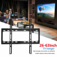Universal TV Wall Mount 60Kg Adjustable Tilted Monitor Support PC Screen Holder Bracket For26-63Inch/32-65inch Wall Stand