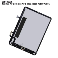 Tested For Apple iPad Air 5 5th Gen Air 5 2022 A2588 A2589 A2591 LCD Display Touch Screen Replacement For iPad Air 5 LCD