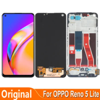 Original For OPPO Reno5 Lite Reno 5 Lite CPH2205 LCD Display Touch Screen Digitizer Assembly