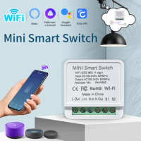 20A 16A WiFi Smart Switch Home Automation DIY Module 2-way Control Breaker Cozylife APP Voice Control Alexa Google Home Alice