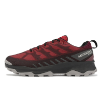 Merrell 登山鞋 Speed ECO WP 男鞋 黑 紅 防水 戶外 健行 溯溪 抓地 耐磨 ML037001