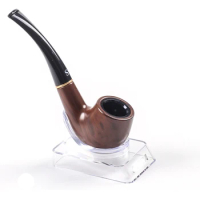 New Resin Tobacco Pipe Portable Smoking Pipe Handmade Tobacco Pipe Microporous Filter Pipe with Tools Smoke Accessory