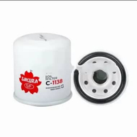 SAKURA C-1138 Original Filter Oli Mesin Mobil TOYOTA AVANZA RUSH AGYA CALYA RAIZE