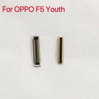 2pcs For OPPO F5 Youth LCD Display Screen FPC Connector Logic on Motherboard Mainboard