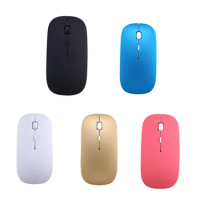 Wireless Bluetooth Silent Rechargeable Magic Mouse Slim Ergonomic Laser Computer Mouse For iPhone Microsoft PC Laptop