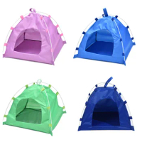 Four-corner pet dog house outdoor Summer Cat dog tent Waterproof Oxford cloth foldable dog bed for small dog and cat pet house
