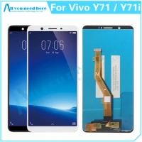 For Vivo Y71 Y71i Y71A Y7 1724 1801i 1801 LCD Display Touch Screen Digitizer Assembly Replacement