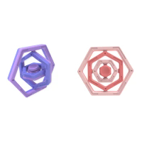 Hexagonal 3D Universal Infinite Flipping Fingertip Gyroscope Creative Decompression Toy Adult Decompression