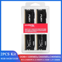 DDR4 8GB 32GB 16GB (2x8GB) KIT Memoria 3200MHz 2666MHz 2400MHz Memory DIMM 1.2V 288Pins PC4-25600 PC4-21300 DDR4 RAM HyperX FURY
